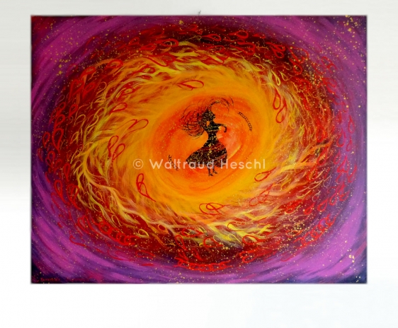 Tanzende Supernova von Waltraud Heschl